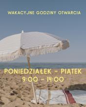 wakacyjne godziny otwarcia 
